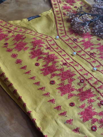 Three Piece Malai lawn Suit (M3)